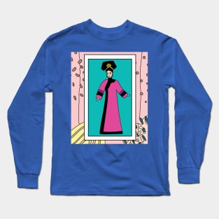 Colorful Retro Doll Long Sleeve T-Shirt